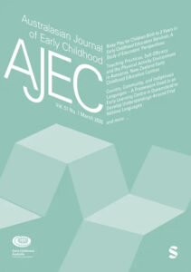 Modern academic journal cover