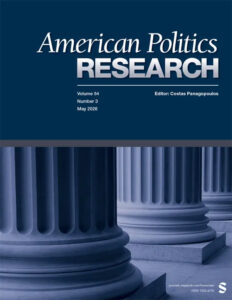 Modern academic journal cover