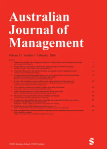 Modern academic journal cover