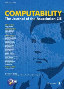 Modern academic journal cover