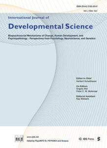 Modern academic journal cover
