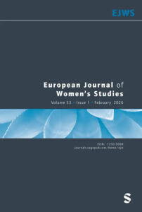 Modern academic journal cover
