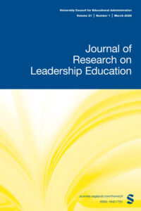 Modern academic journal cover