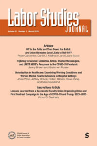 Modern academic journal cover