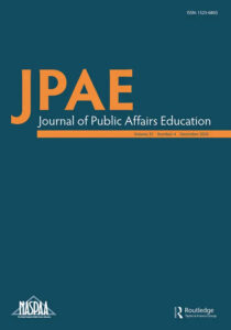 Modern academic journal cover