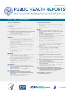 Modern academic journal cover