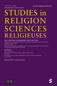 Modern academic journal cover