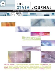 Modern academic journal cover